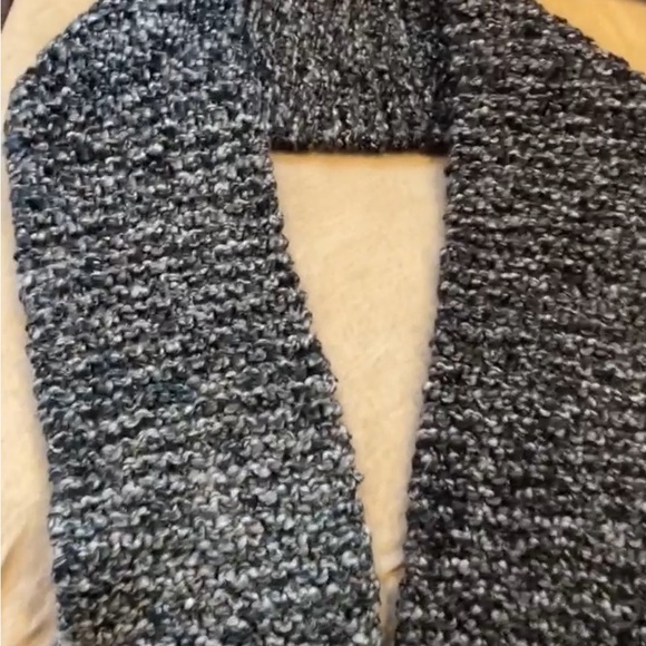 Handmade Knit Beanie Scarf Set Black Gray Teal Mauve Hat Coord Set Winter Gifts - Picture 6 of 16